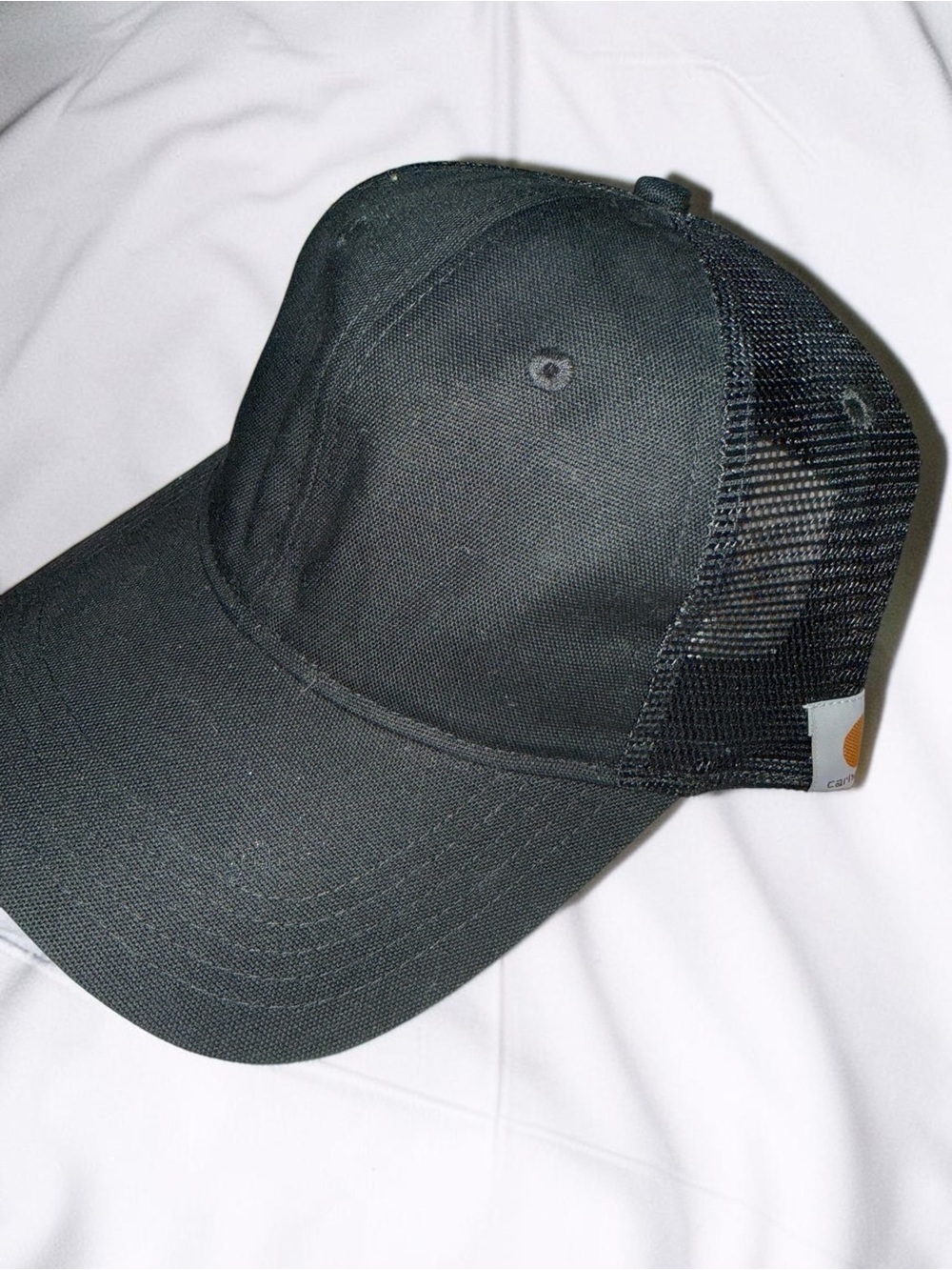 Carhartt Black Mesh-Back Trucker Cap